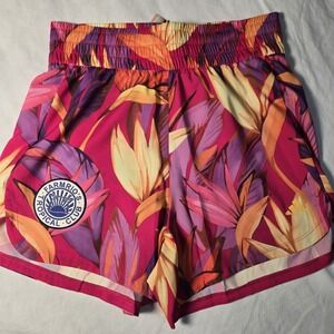 FARM Rio Pink Floral Tropical Athletic Shorts